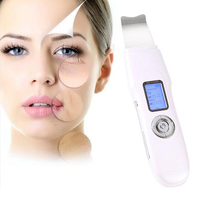 China Beauty Ultrasonic Skin Scrubber Blackhead Remover Face Remover Machine Skin Care Acne Massager Facial Cleansing Tools for sale