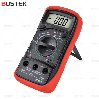 China BOSTEK XL830L High Precision Smart Multimeter Digital Multimetro Voltage Resistance Smart Measuring Cheap Tester With Backlight for sale