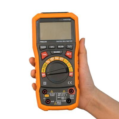 China High RMS PM8236 Professional True Multimeter USB Charging 6000 Counts Digital Multimeter Range Auto LCD Display Tester PM8236 for sale