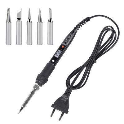 China BOSTEK 908S New Arrival Digital LCD Display Soldering Iron 80W 110V 220V Electric Soldering Iron Adjustable Temperature for sale