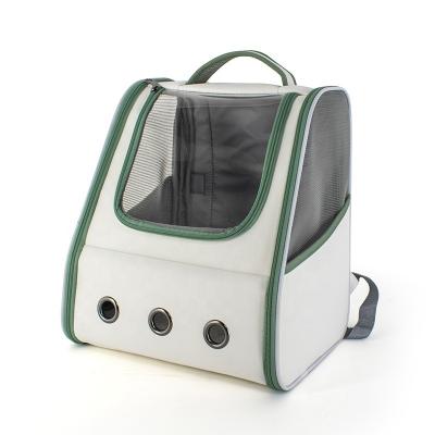 China Novelty Sustainable Dog Backpack Cat Dog Carrier Bag Travel Portable Outdoor Suitcase For Pet Travel Transparent Case for sale