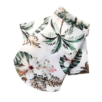 China Viable Large Size Pet Costume Hawaiian Pineapple Dog Clothes Cat Clothes Suitable For Summer for sale