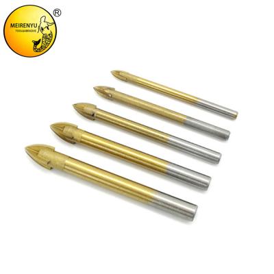 China Hot Selling Glass Drilling Holes Carbide Tip Diamond Drill Bit Set for sale