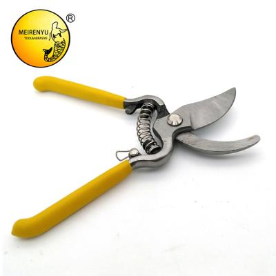 China Anti-Slip Handle Trimming Tool Tree Shears Molded Double Layer Handle Cutter Non-Slip Garden Scissors for sale