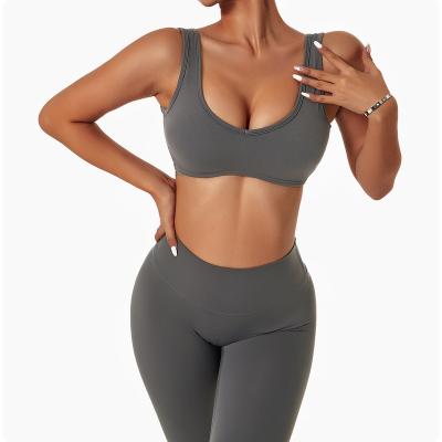 China QUICK DRY Eco Friendly Recycled Yoga Set Ropa Deportiva Fitness Yoga Sets Activewear Active Wear Set Long Sleeve Fitness Women Sportswear for sale