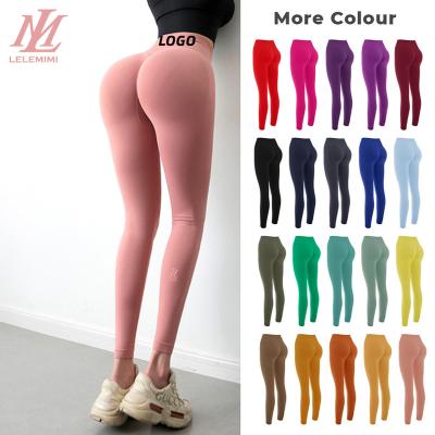 China Breathable Peach buttocks fitness pants jogging pants leggings sports leggings hip lift high waist elastic yoga pants for sale