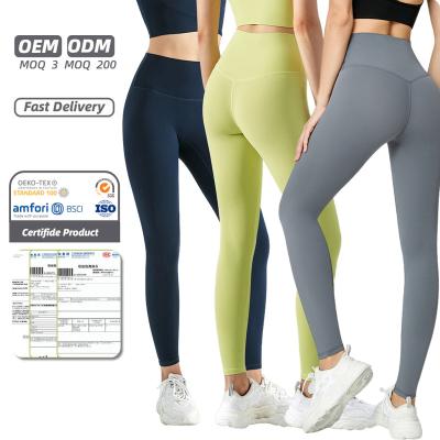 China Breathable Wholesale Custom Womens Fitness Workout Gym Tights Mesh Tktok Leggings High Waist Yoga Pants Compression Leggings For Women for sale