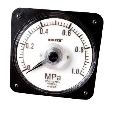 China MPA Measuring 4-20mA Input Round Type Analog MPA Meter With LED Illumination DC24V for sale