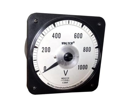 China ABS Plastic Shell Housing AC0-1000V 4-20mA Signal Input Voltmeter in Marine Application for sale