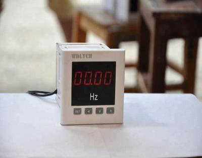 China Frequency Measuring 96*96mm WD-9FD Type Digital DC Frequency Meter for sale