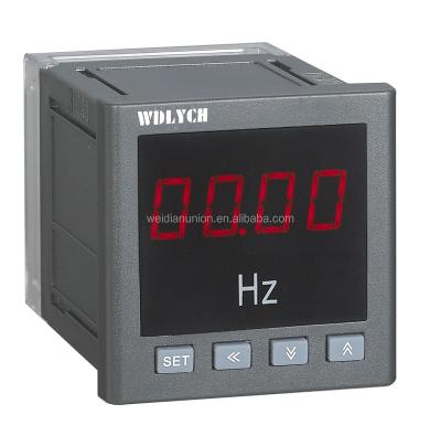 China Frequency Measuring 120*120mm Digital AC Frequency Meter With Alarm Output for sale