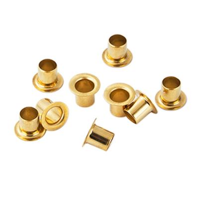 China Stainless steel Factory Price Copper Rivets, DIN 7340 Round Head zinc plated DIN 7339 Brass Flat Head Hollow Tubular Copper Eyelet rivets/ for sale