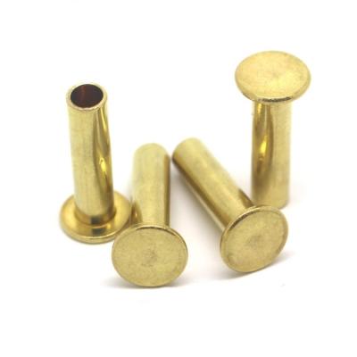 China Stainless steel Custom fasteners copper alloy, Brass insert galvanized thin Round head threaded blind hole rivet standoff hollow rivets/ for sale