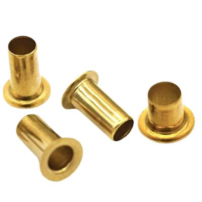 China Stainless steel factory OEM m2 m4, m6 m8 Aluminum Carbon Steel Custom Copper Hollow Tubular Rivets Full hollow copper semi-tubular rivets/ for sale