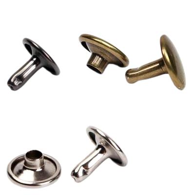 China Pan high quality 4mm 5mm, 6mm 7mm 8mm 9mm 10mm stainless steel brass aluminum plastic Double Rivets double Head rivets/ for sale