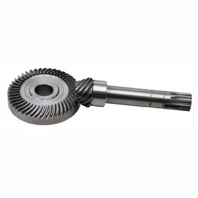 China Helical Gear Kit Right Angle Bevel Steering Hypoid Pinion Gear zu verkaufen