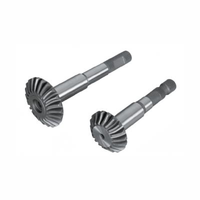 China Bevel Pinion Gear Straight Tooth Gear voor motoronderdelen van aandrijfas Te koop