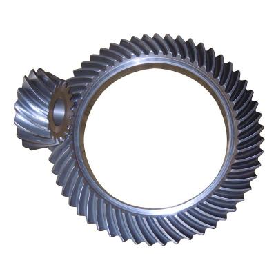 China Bevel Gear Pair Spiral Bevel Gear Leistungsübertragung Getriebe Schleifgetriebe zu verkaufen