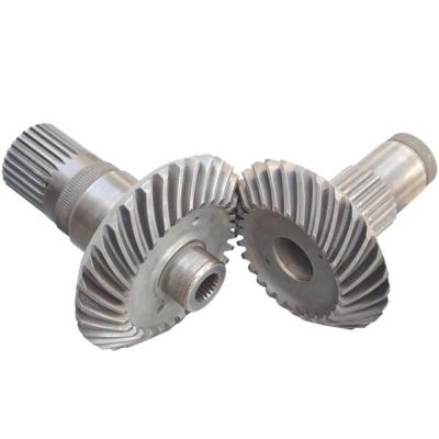 China Small Module Spline Shaft Spiral Bevel Gear Grinding Gear With High Precision en venta