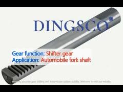 spline shaft shifter gear cnc machining for automobile fork shaft