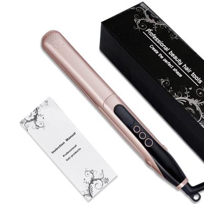 China Straightening Hair Straightener 2021 New Arrival Titanium Flat Iron LED Display Ceramic Hair Straightener Other Hair Styling Tools Other Hair Salon Equipment for sale