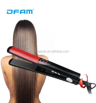 China DFAM Brand Selling Best Straightening Irons Hold Hair Soft And Smooth Steam Styler Hair Straightener 1 Inch for sale