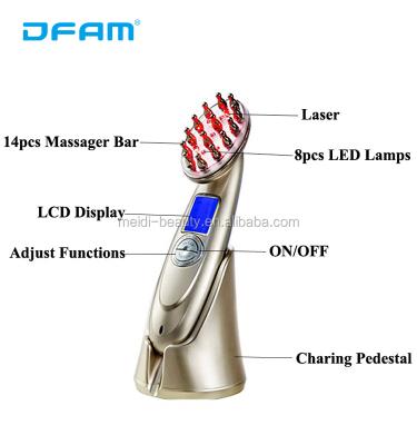 China Custom Hair Restoration Master Comb Hair Loss Prevention DFAM Brand Hair Massager Brush Laser Hair Comb Therapy for sale