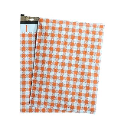 China Strong Adhesive Poly Mailing Bags Waterproof Orange Printing Material Customable Pe+po Bag Low Moq for sale