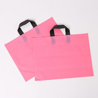 China Spot Voucher Pe Material Portable Shopping Gift Bag Quality Recyclable Thick Waterproof Bag for sale