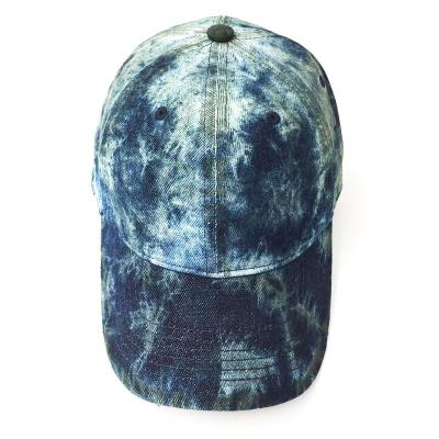 China JOINT Tie Dye Baseball HatTie-Dyed Shade Sun Hat Fashion Sport Baseball Hats for sale