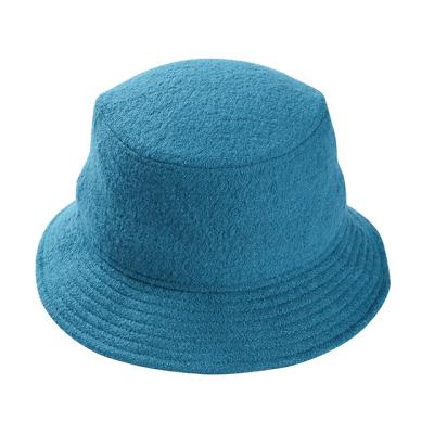 China Cheap outdoor activities best selling bule bucket hat for warm winter for sale