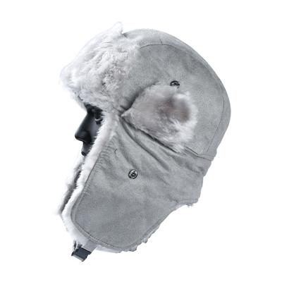 China COMMON Unisex Leifeng Type Fur Trapper Hat Winter Cap With Ear Flaps for sale