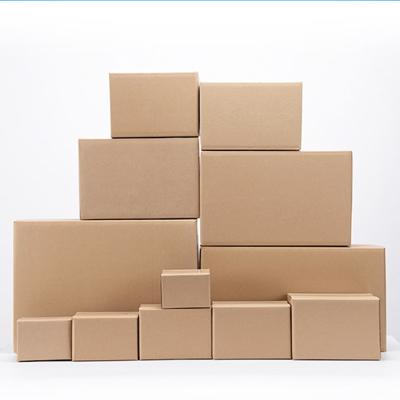 China Recyclable Brown Corrugated Cardboard Shipping Boxes For Courier Brown Shipping Boxes Factory Delivery Box Packaging for sale