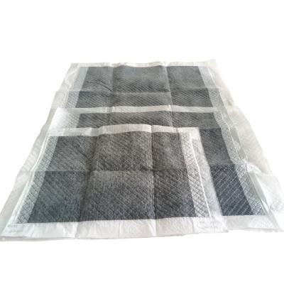 China High Quality Soft Charcoal Charcoal Pet Pads Travel Dog Training Mat Nonwoven Textiles For Outdoor for sale