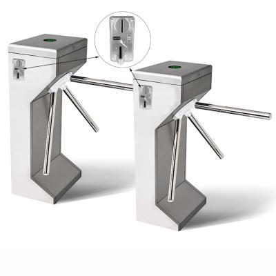 China Security Access Control Management 304 SUS Stainless Vertical Design access control turnstile board coin operated coins turnstiles for sale