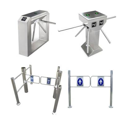 China Security Access Control Management qr code reader Entrance and exit protection Drop Arm Barrier tripod turnstile gate outdoor mechanism for construction for sale