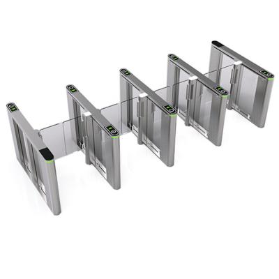 China Security Access Control Management Rfid Card Reader High Speed Gates Sliding Turnstile Barrier Gate Entrance Automatic Security Turnstile Gate 304 Stainless Steel for sale