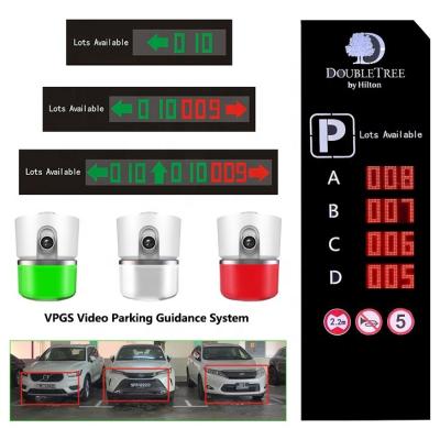 China Waterproof / Weatherproof license plate recognition parking guidance video system parking guidance controller wireless parking guidance system for sale