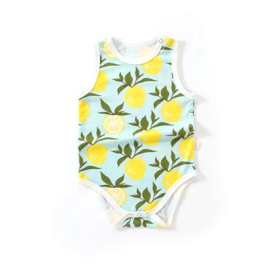 China 2022 new summer hot sale sleeveless overalls baby jumpsuit baby boys and girls high quality baby clothes for sale