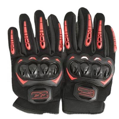 China Hot Selling WHSC Motorcycle ABS Plastic Stripe For Game-Gloves Motorbike Sports Gloves Gloss Red and Gloss Black Color for sale