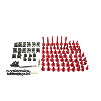 China High Impact ABS Shell 155PCS In One Box Sports Bike Screw Kit Lag Kit Bolt Motorcycle Kit for sale