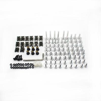 China High Impact ABS Shell Motorcycle Fairing Bolts Fasteners Clip Nuts DST M5 Screw Spring for sale