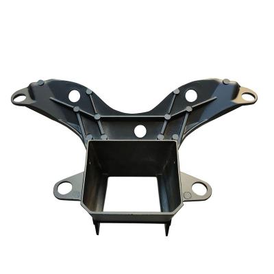 China 2020 WHSC High Quality Stainless Steel Street Sports Bike Motorcycle Headlights Brackets Stay Brackes Black Quantity Gold For Yamaha YZF R6 2006-2007 for sale