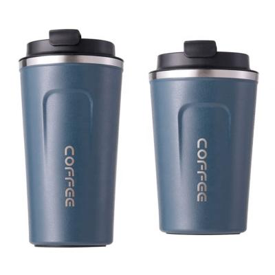 China BSCI Logo Double Wall Stainless Steel Viable Laser Vacuum Insulated Travel Sports Coffee Mug Wine Tumbler Water Flask Thermos Glass Mug for sale