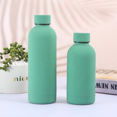 China Sustainable Sports Travel Water Bottle Double Walled Vacuum Insulated Cola Shape Thermos 12 Hour Metal Leak Proof Reusable Cold Hot Flask for sale