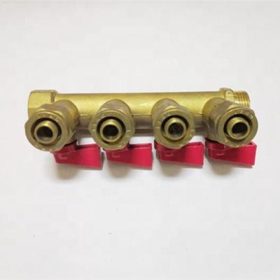 China Water Transport GD/GOALDON PEX MULTILAYER AL PIPE ADJUSTMENT VALVE BRASS MANIFOLD for sale