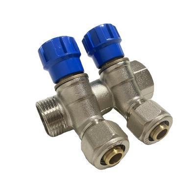 China Contemporary Wholesale China Manufacturer Ball Gate Valve 16mm Brass Tubing For Floor Heating PEX Pipe for sale