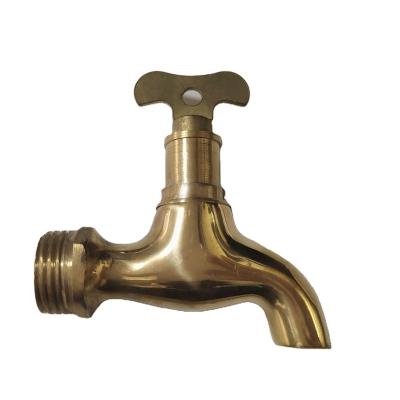 China Corrosion Resistance Factory Outlet Copper Hot Cold Water Faucet Brass Water Tap Bibcock for sale