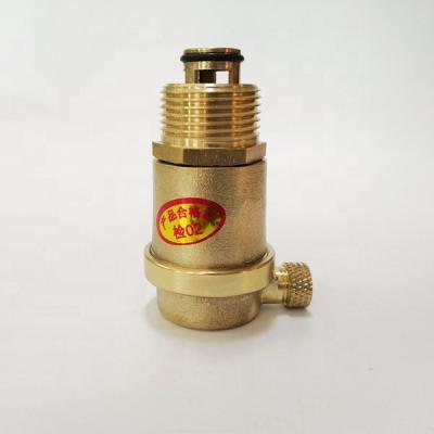 China General Brass Brass Auto Exhaust Valve Vent Valve Air Release Valve for sale