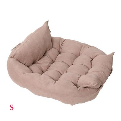 China Square Pet Sofa Nest Warm Dog Cushion Universal Portable Plush Four Seasons Pet Bed Cushion for sale